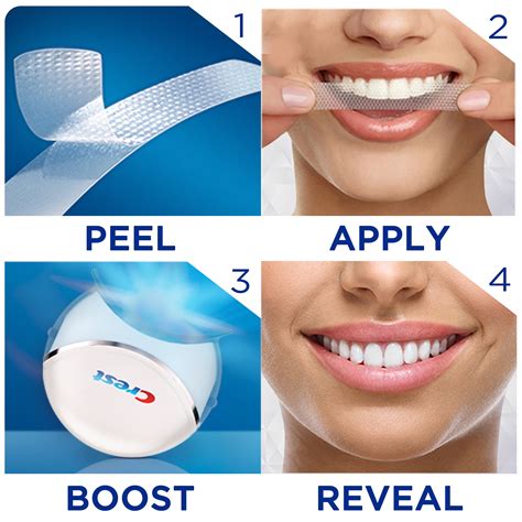 Crest 3D White Whitestrips with Light, Teeth Whitening Strips Kit, 10 Treatments, 20 Individual ...