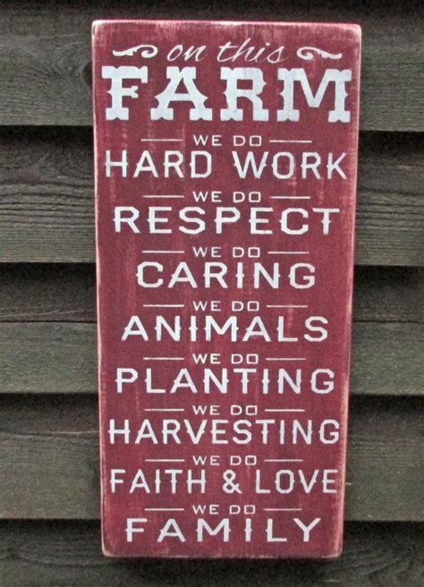 This rustic looking Farm sign, is hand painted and made of wood, and perfect for your primitive ...