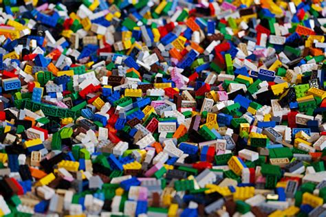 Pile Of Colorful Lego Bricks Stock Photo - Download Image Now - iStock