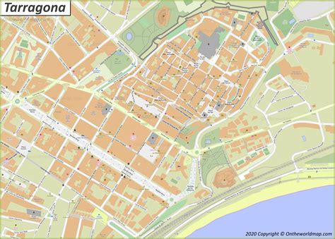 Tarragona Map | Spain | Maps of Tarragona