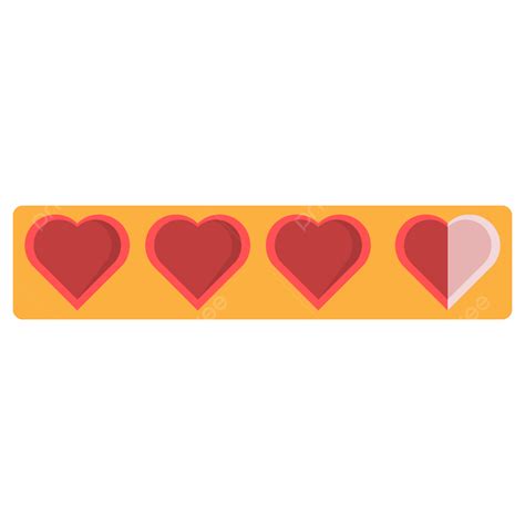 Life Bar Vector Art PNG, Game Life Bar, Game Life, Life Bar, Health Bar ...