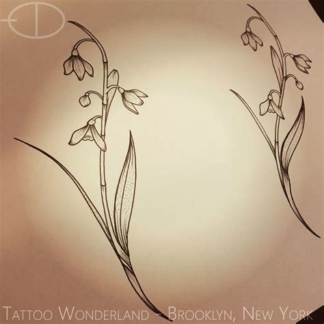 Snowdrop tattoo | Birth flower tattoos, Flower tattoo shoulder, Flower tattoos