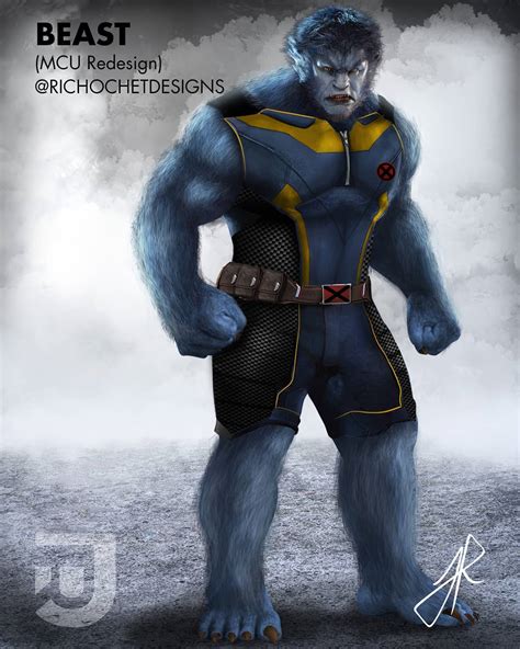 MCU X-Men Beast Fanart by RichochetDesigns by TytorTheBarbarian on ...