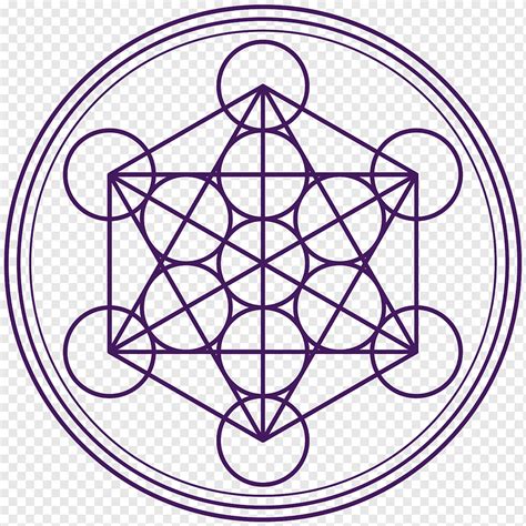 Metatron Sacred geometry Overlapping circles grid Crystal, symbol, png | PNGWing