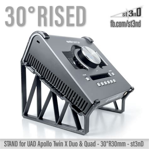 STAND for UAD APOLLO Twin X Duo & Quad - 30° Rised By 30mm - 3D printed - st3nD | eBay