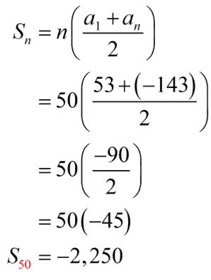 Arithmetic Series Formula | ChiliMath