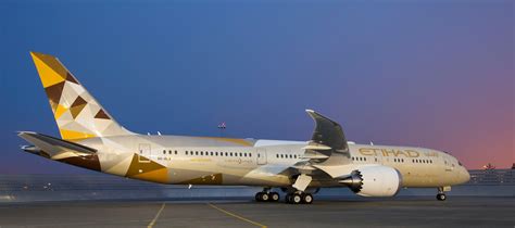 Etihad Airways Launches First B787 Dreamliner Flight