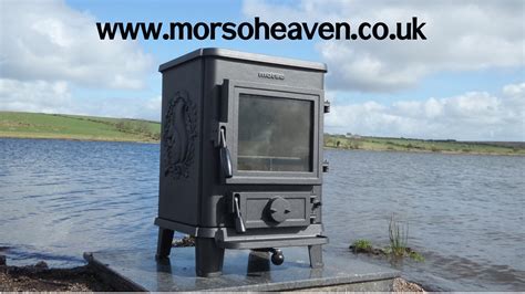 Morso Squirrel 1410 or 1430 Stove fitted with Brand New Genuine Morso Stainless Steel Back Boiler.