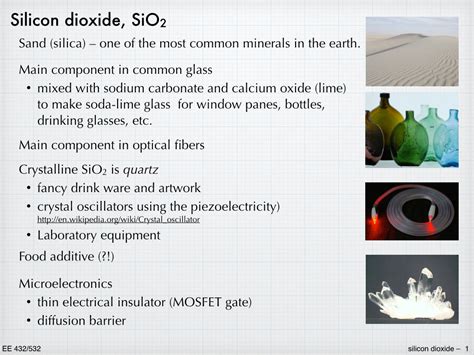 Silicon Dioxide, Sio2 Sand (Silica) – One of the Most Common Minerals ...