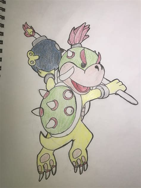 Bowser Jr. drawing by me : r/casualnintendo