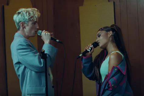 Watch Troye Sivan + Ariana Grande's Retro 'Dance to This' Video