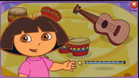 Dora The Explorer 3D - Dora Playing Instruments Game - YouTube