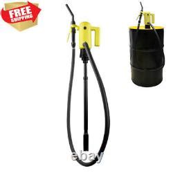 Electric Drum Pump Fuel Gasoline Diesel Barrel Oil Transfer Portable 55 Gallon