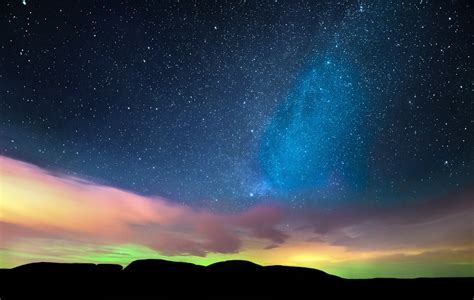 night, Landscape, Stars Wallpapers HD / Desktop and Mobile Backgrounds