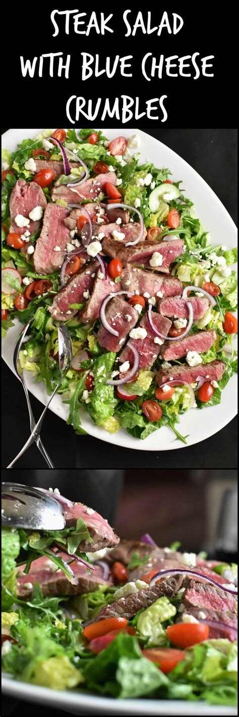 Steak Salad with Blue Cheese Crumbles | Recipe | Salad, Delicious ...