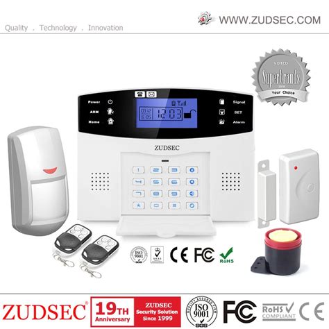 Wireless Burglar Alarm Home Security System with 100 Wireless Zones ...