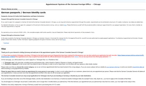 Germany Consulate General Chicago - Visa Guide for US Citizens