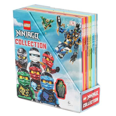 LEGO NINJAGO Collection: 10 Book Box Set with Minifigure | Mini figures, Lego ninjago, Lego