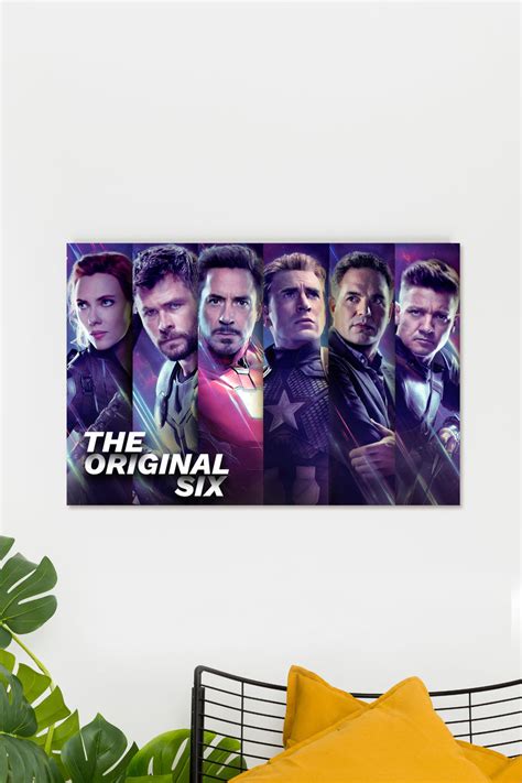 Avengers The Original Six | MARVEL | Movie Poster – Posterized