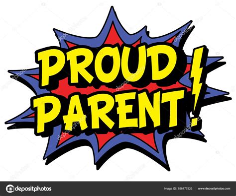 Proud Parent Burst Vector Illustration Stock Vector Image by ...