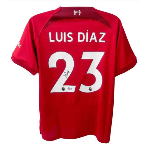 Luis Diaz Signed Liverpool Jersey (Beckett) | Pristine Auction