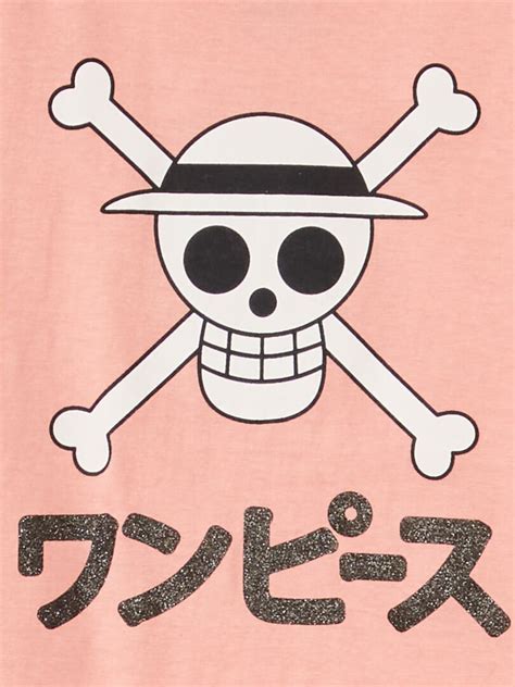 T-shirt 'One Piece' - Rose - Kiabi - 3.60€