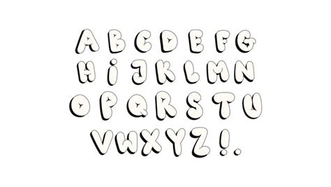 Girly Bubble Letter Fonts