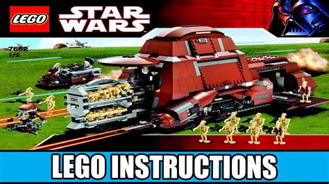 LEGO 7662 Instructions - Episode I - Trade Federation MTT - Star Wars - YouTube