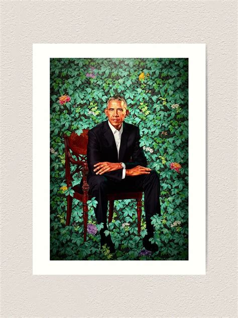 Unframed President Barack Obama Smithsonian's National Portrait Gallery ...