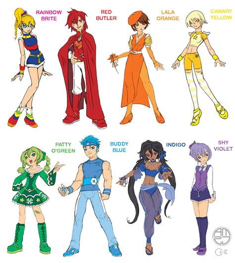 Rainbow Brite and Color Kids by cwmodels on DeviantArt