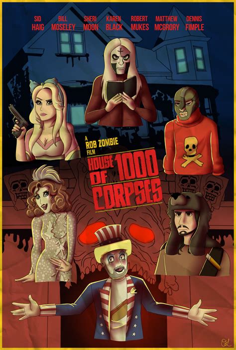 House Of 1000 Corpses Fanmade Movie Poster by NyctOphelia on DeviantArt