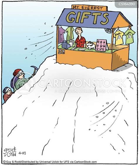 Mount Everest Cartoons and Comics - funny pictures from CartoonStock