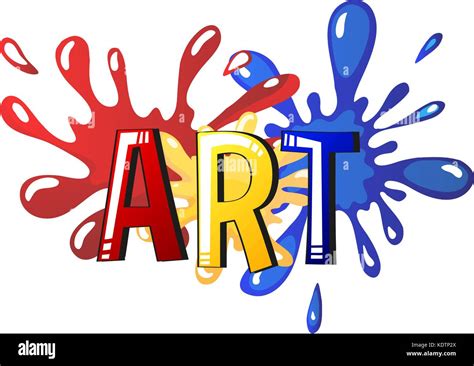 Font design with word art illustration Stock Vector Image & Art - Alamy