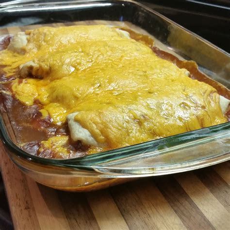 Wet Burritos - restaurant quality! Filling; 1# of ground beef, 1 can refried beans,… | Wet ...