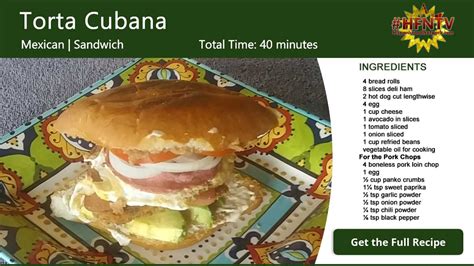 Torta Cubana Recipe Card - Hispanic Food Network