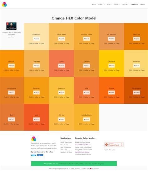 Orange HEX Color Model in 2021 | Orange hex, Hex colors, Orange color code