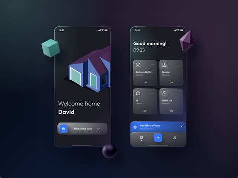 Smart Home App UI by Vitalii Khomenko for Orizon: UI/UX Design Agency on Dribbble