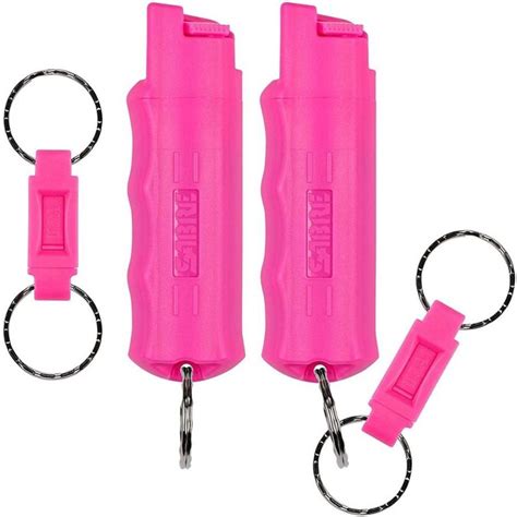 SABRE Pink Pepper Spray Keychain in the Key Accessories department at ...