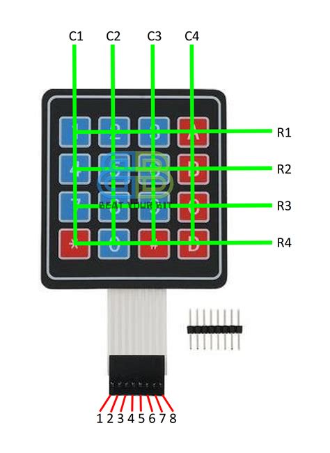 4 4 Keypad Matrix