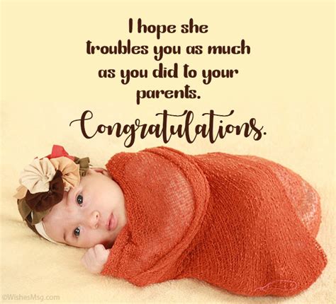 80+ Congratulations For Baby Girl - New Born Baby Wishes