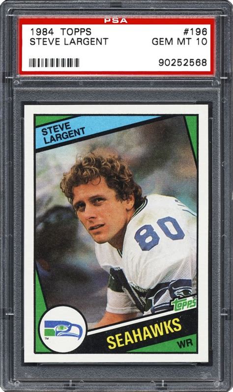 Auction Prices Realized Football Cards 1984 Topps Steve Largent