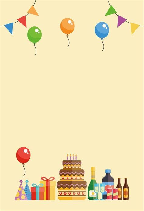 Free Cartoon, Birthday, Balloon Background Images, Cartoon Birthday ...