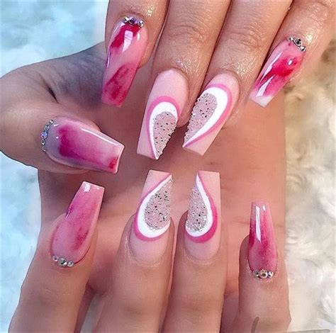 55+ New Collections of Best Valentine's Day Nail Art Design | Manicura de uñas, Uñas acrílicias ...