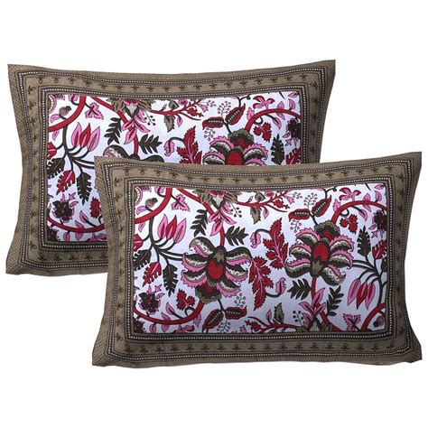 100% Cotton Printed Pillow Cover Set(2 Pieces)-27"x17" - AJ Home - 3210750