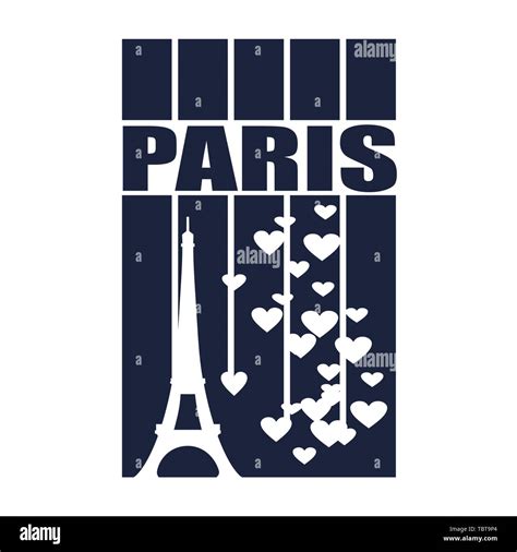 Eiffel tower. Paris text Stock Vector Image & Art - Alamy