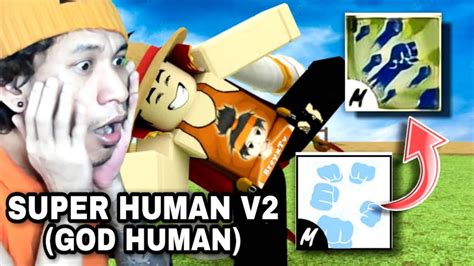 How To Get God Human (Superehuman V2) Showcase In Blox Fruits | Roblox - YouTube