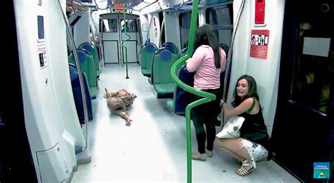 Brazilian Zombie Train Prank Sees Undead Attack Passengers