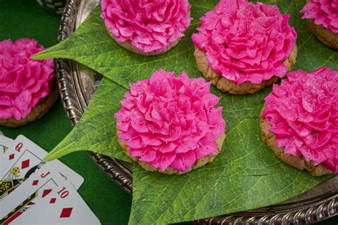 Lotus Flower Cookies Inspired by Percy Jackson - The Starving Chef