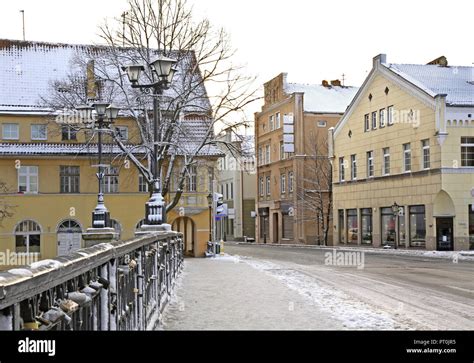 Old town in Klaipeda. Lithuania Stock Photo - Alamy