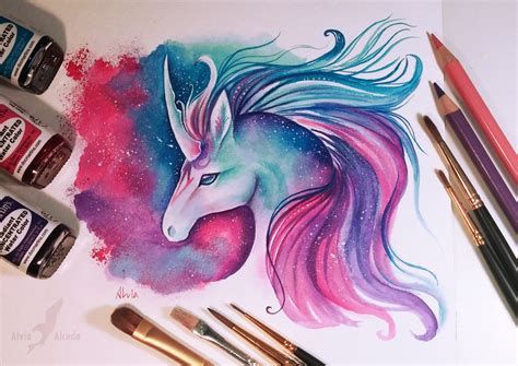 Space unicorn by AlviaAlcedo on DeviantArt